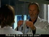 milking the iron cow