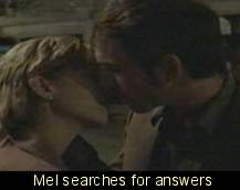 mel and david  k-i-s-s-i-n-g