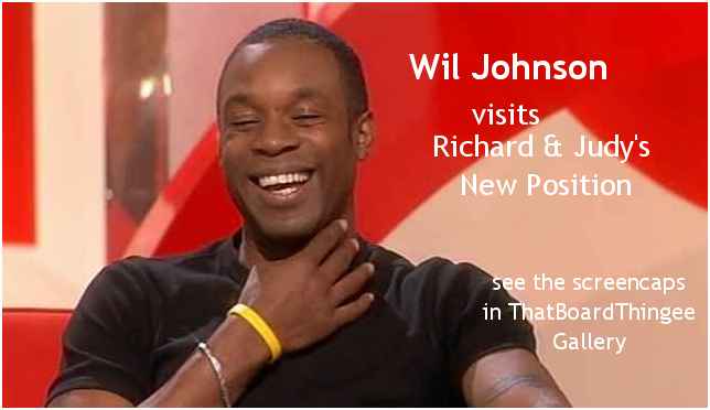 Wil Johnson on Richard & Judy